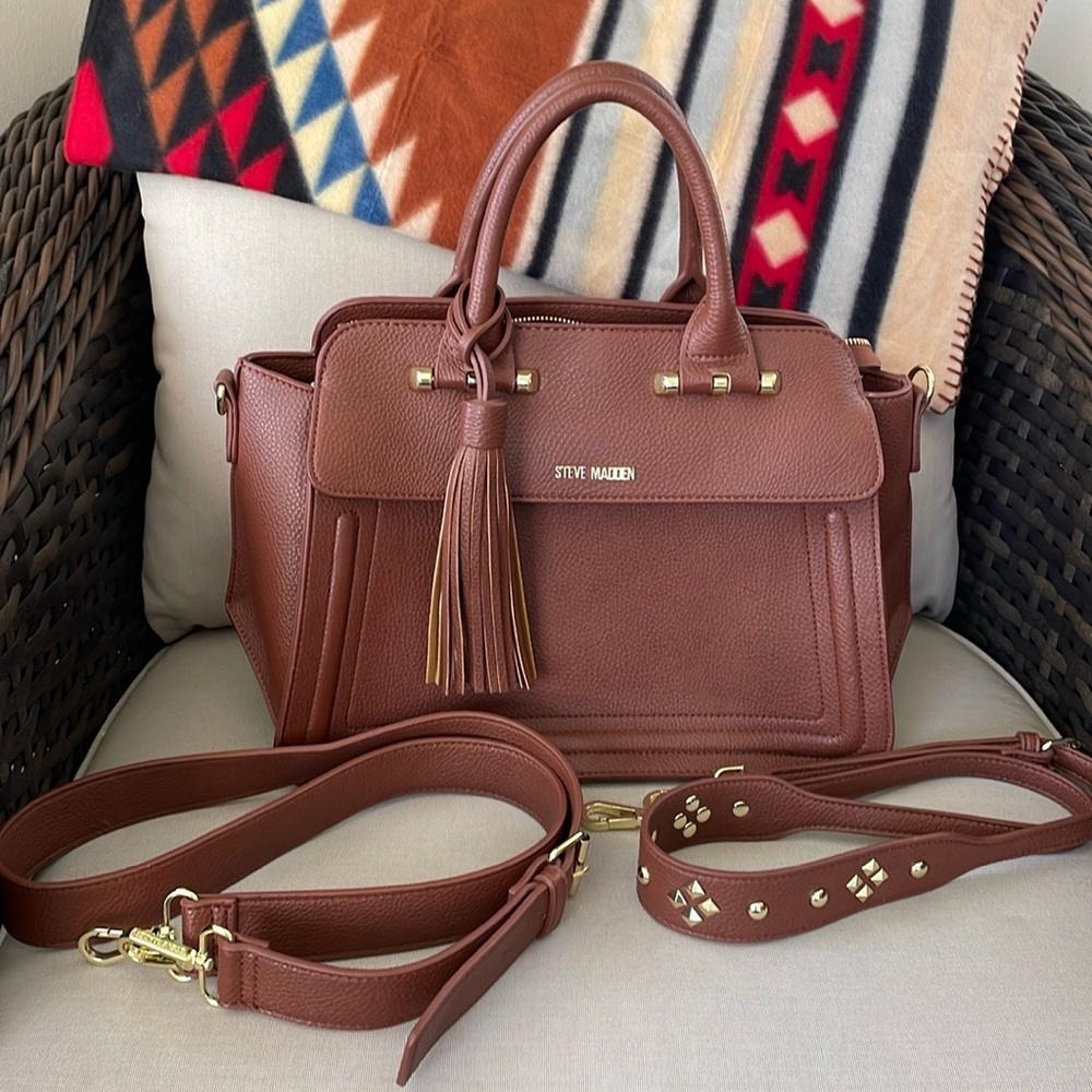Steve Madden Satchel With Multiple Straps - image 1